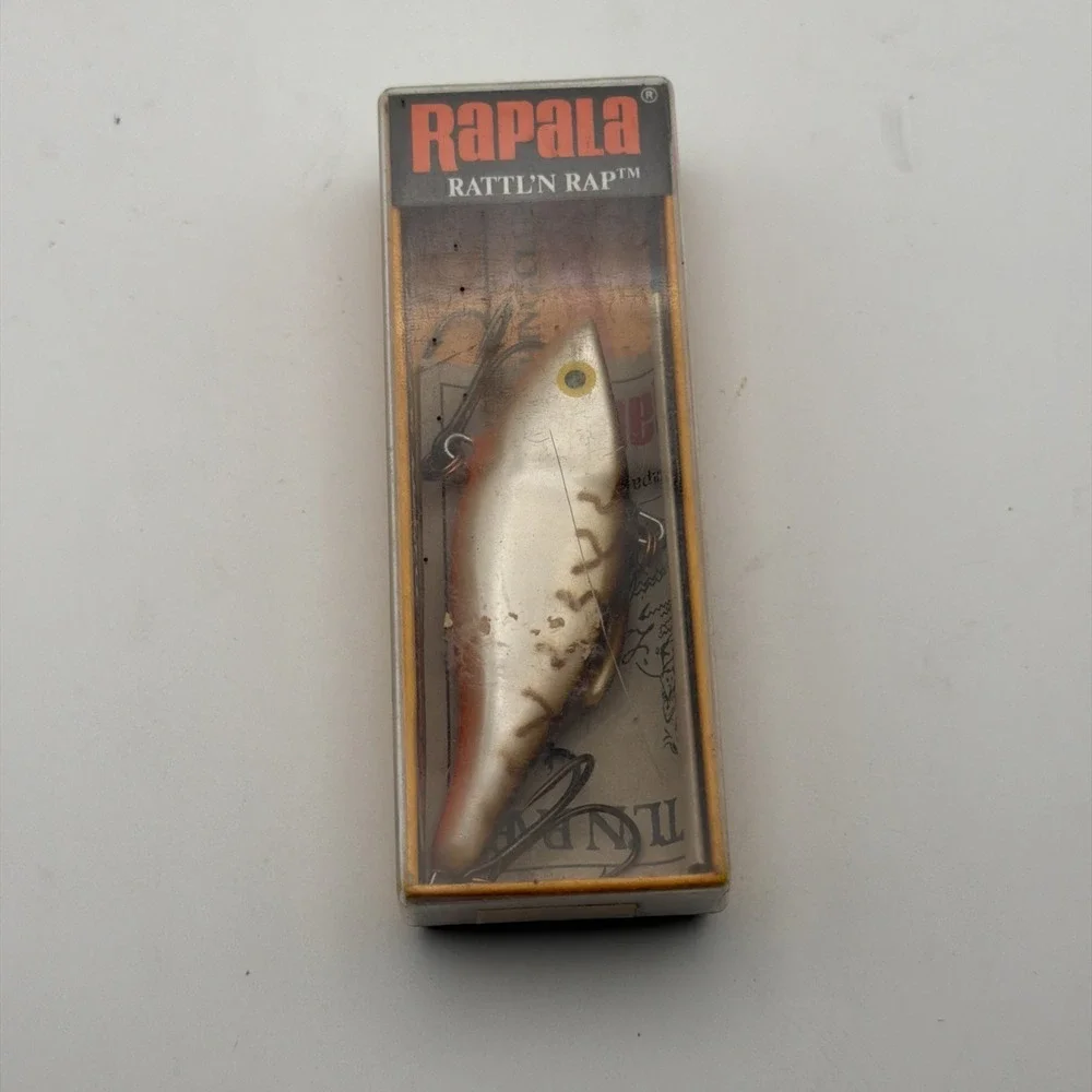 Box #5 Rattlin' Rapala RNR-7 CW Crawdad Color Finland Crankbait New